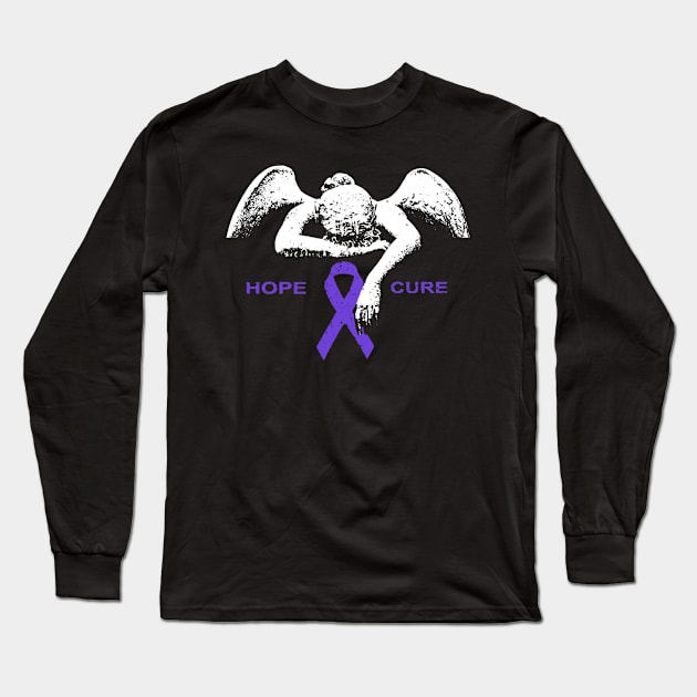 Eating Disorders Awareness Hope Cure Long Sleeve T-Shirt by KHANH HUYEN